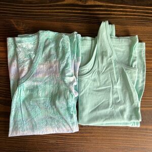 Maurices Mint Green Short Sleeve with matching tank top